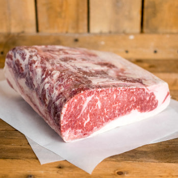 AGED ANGUS STRIPLOIN SLAB, CHOICE GRADE