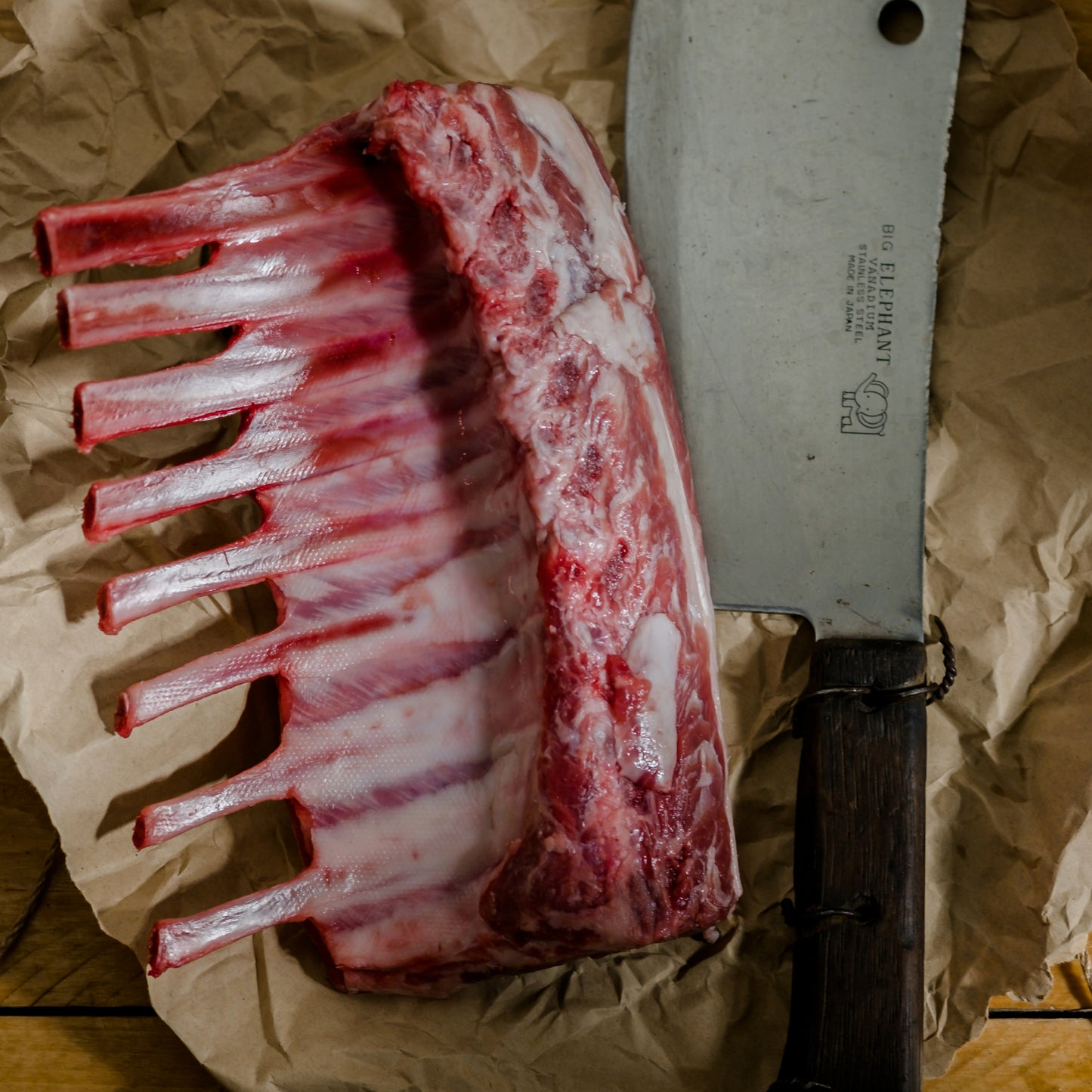 FRENCHED RACK OF LAMB SLAB