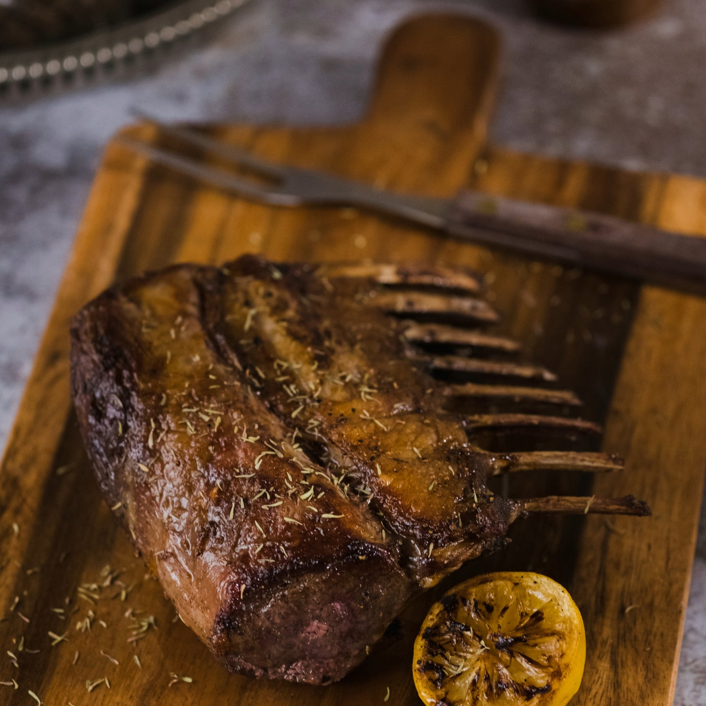FRENCHED RACK OF LAMB SLAB