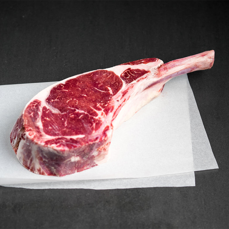 AGED ANGUS TOMAHAWK STEAK, CHOICE GRADE