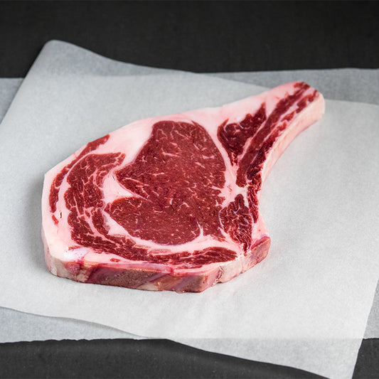 AGED ANGUS PRIME RIB STEAK, CHOICE GRADE