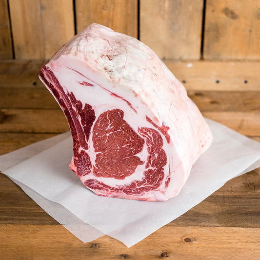 AGED ANGUS PRIME RIB SLAB, CHOICE GRADE