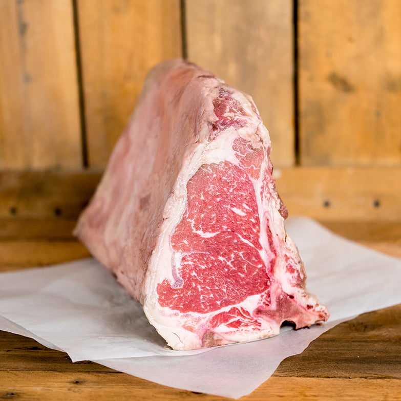 AGED ANGUS T-BONE SLAB, CHOICE GRADE