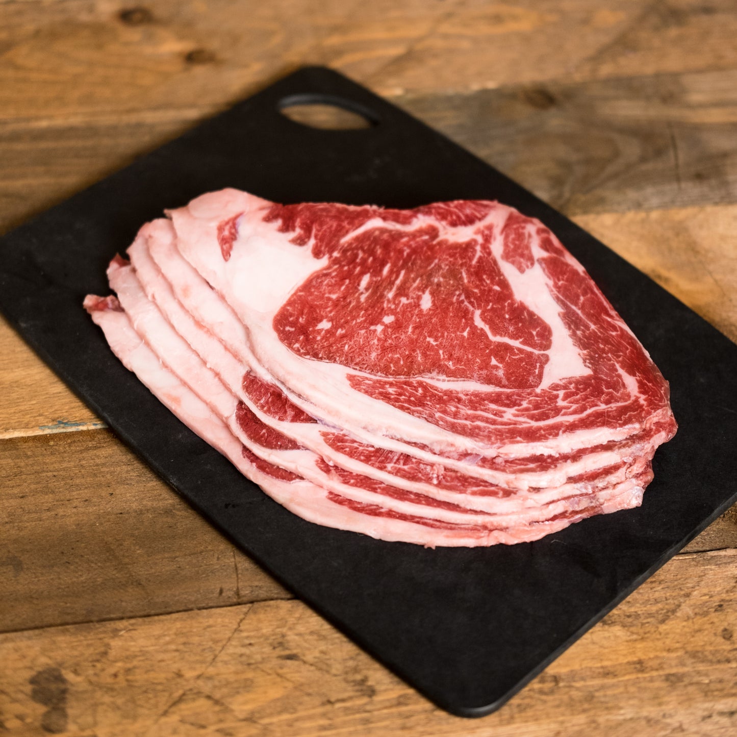 AGED ANGUS RIBEYE TAPA CUT, CHOICE GRADE