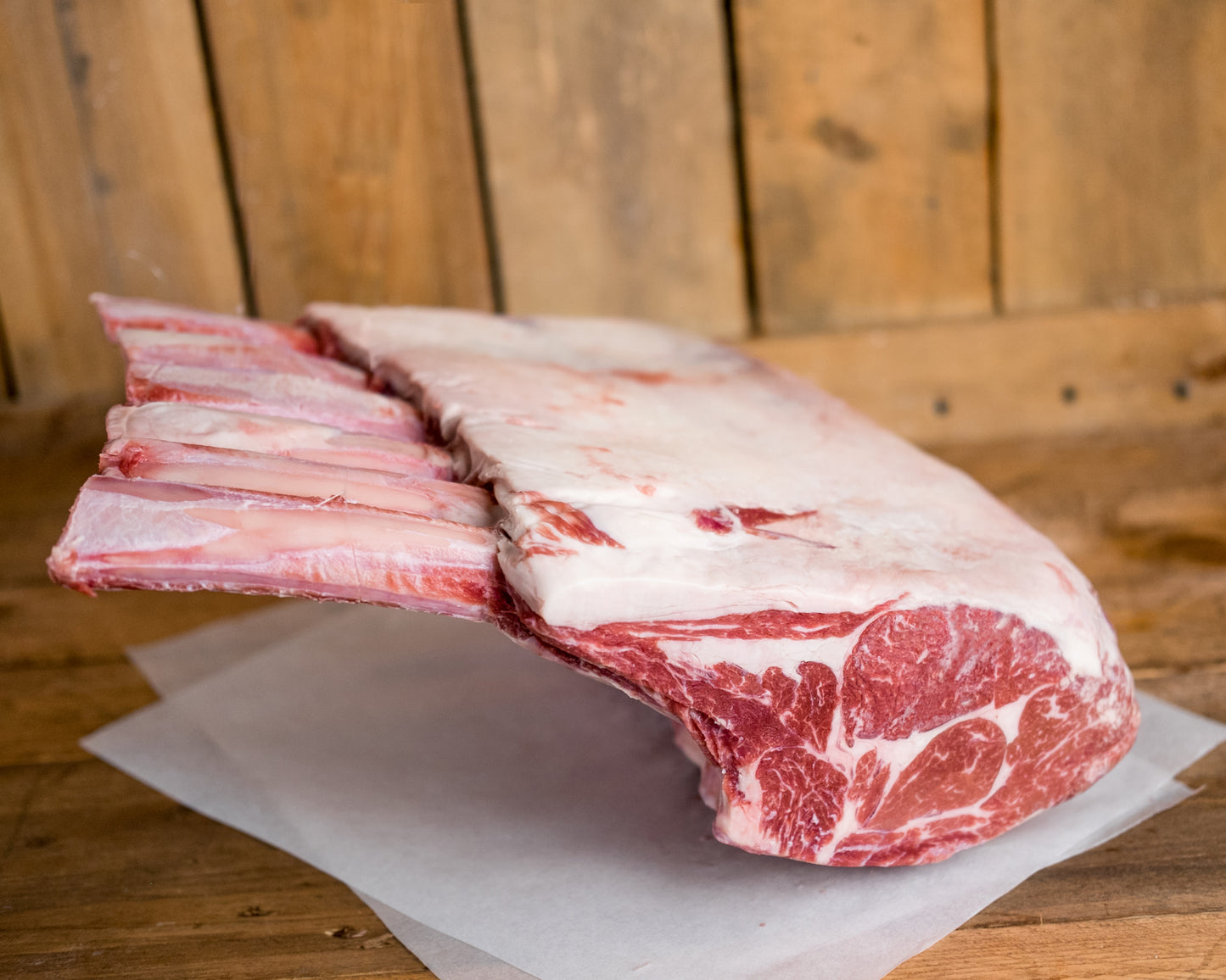 AGED ANGUS TOMAHAWK SLAB, CHOICE GRADE