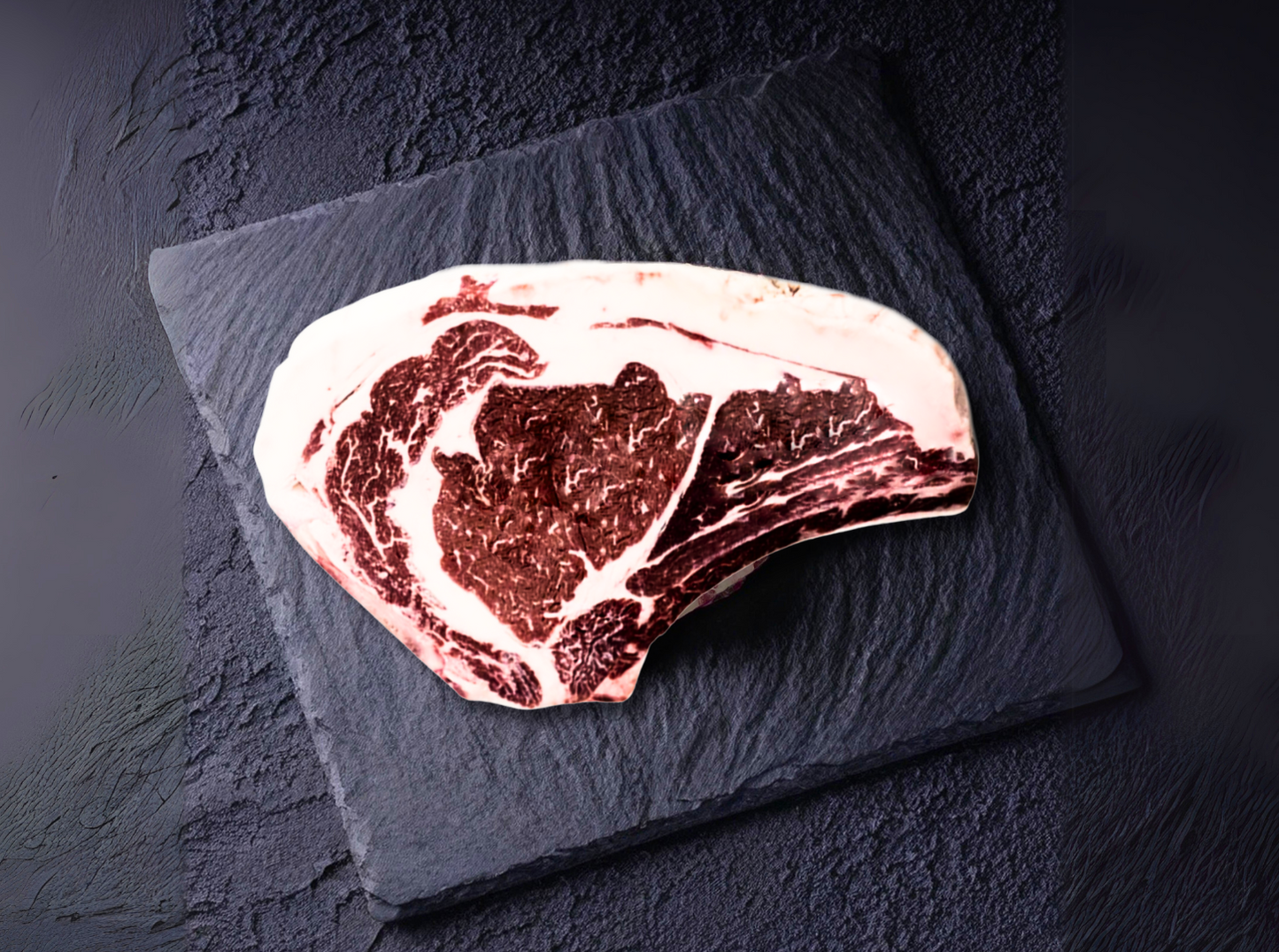 AGED CAB PRIME RIB STEAK, CHOICE GRADE