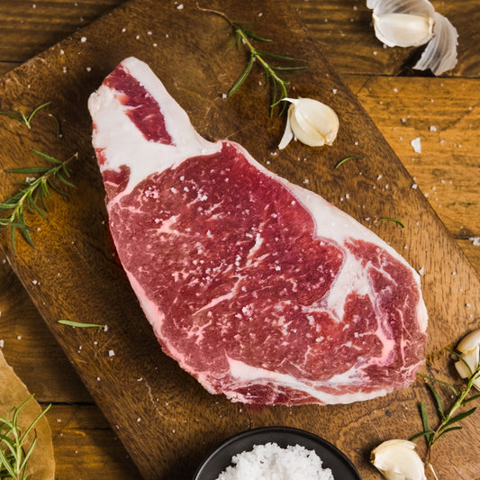 AGED ANGUS RIBEYE STEAK, PRIME GRADE