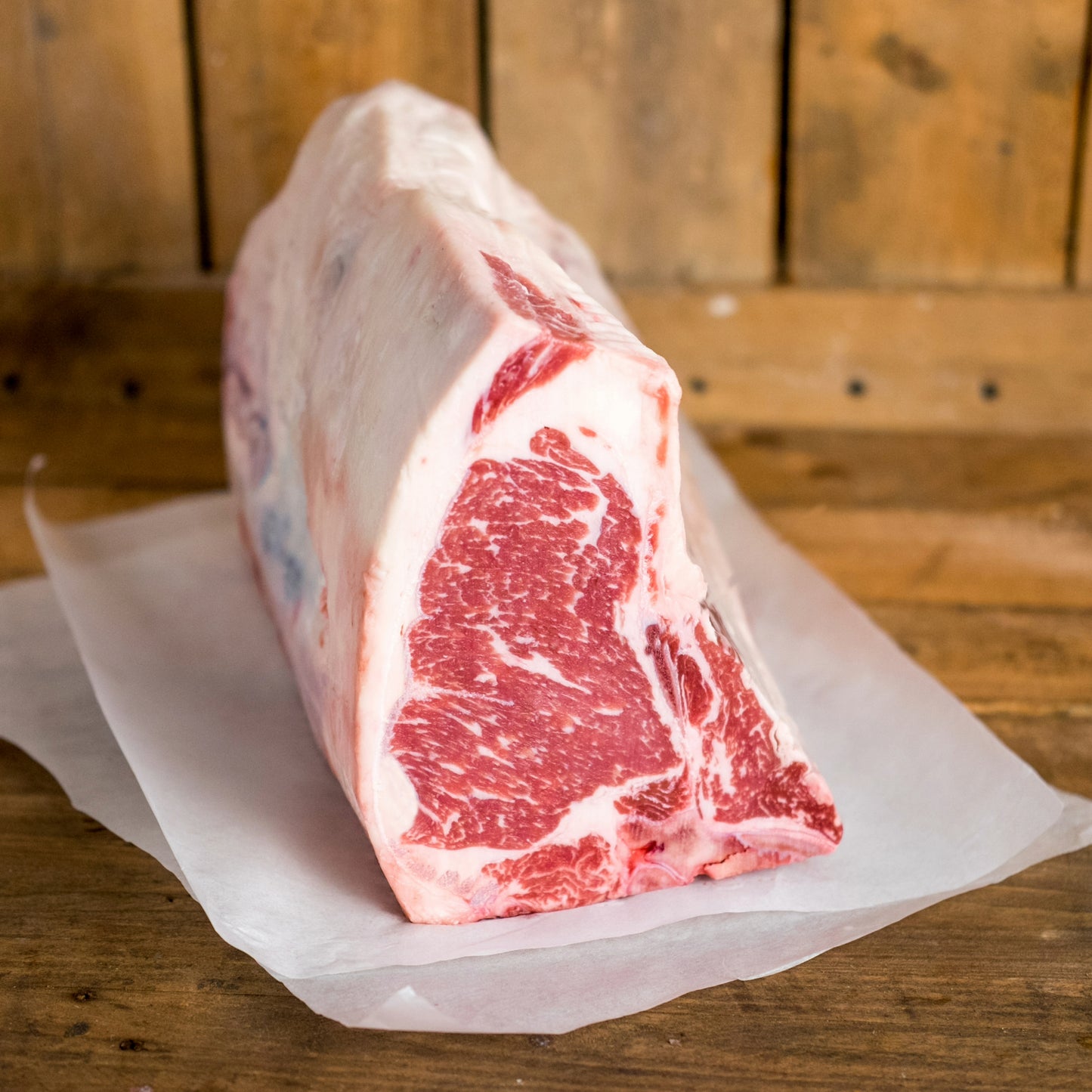 AGED ANGUS T-BONE SLAB, PRIME GRADE