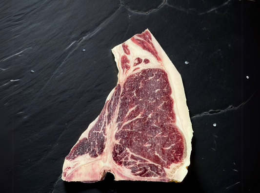 AGED CAB T-BONE STEAK, CHOICE GRADE